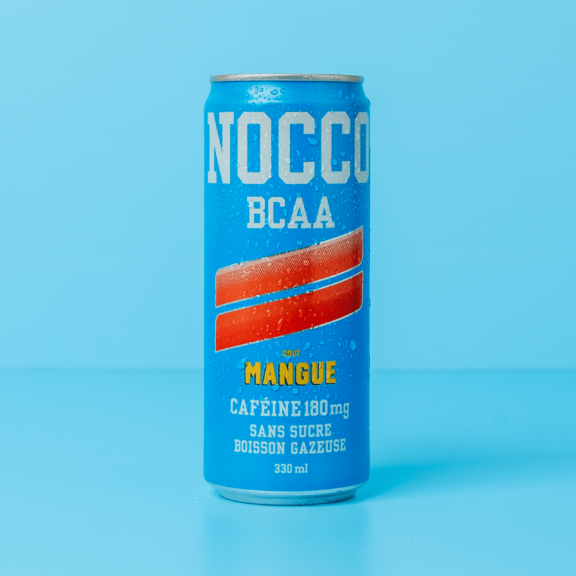 NOCCO Mangue single can blue background